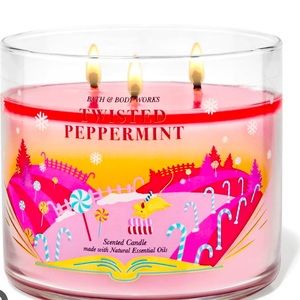 Bath and Body Works Peppermint Three Wick Candle